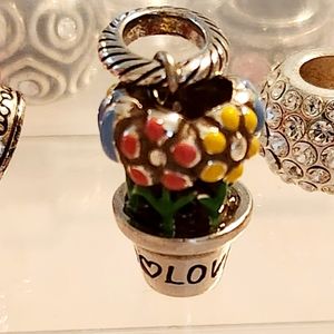 Brighton  ABC FLOWER POT CHARM